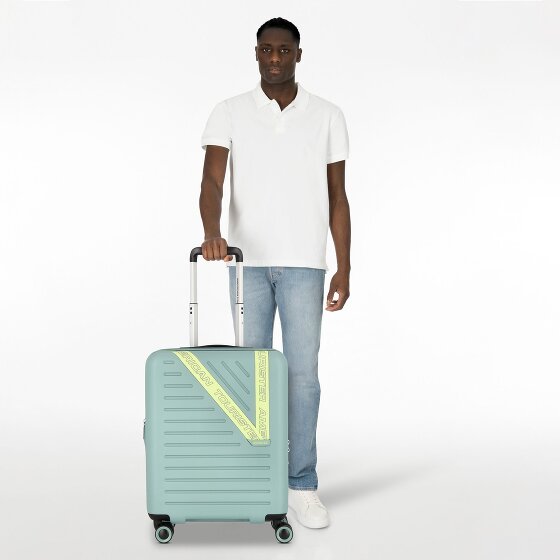American Tourister Dynabelt 4 ruote Carrello della cabina 55 cm con piega di espansione