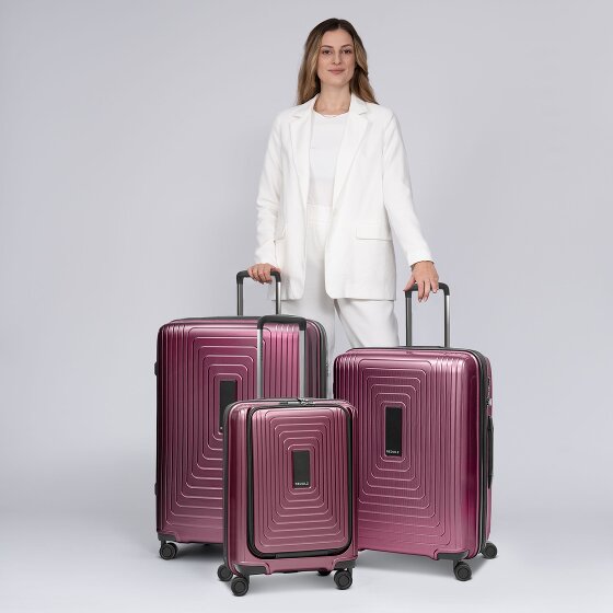 Redolz Essentials 14 4 ruote Set di valigie 3 pezzi con piega di espansione