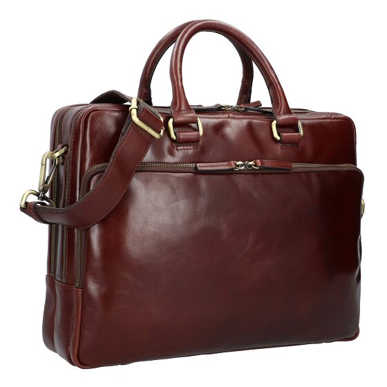 Leonhard Heyden Cartella Cambridge in pelle 40 cm