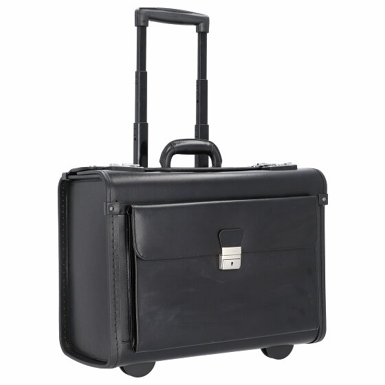 Alassio Valigia pilota in pelle a 2 ruote Scomparto per laptop da 48 cm