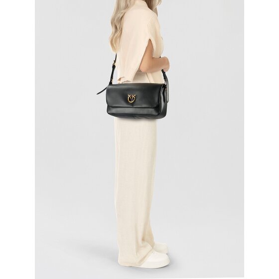 PINKO Click Soft Classic Borsa a spalla Vera Pelle 32 cm