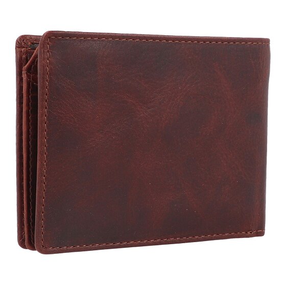 Greenburry Rugged Portafoglio Protezione RFID Pelle 12.5 cm