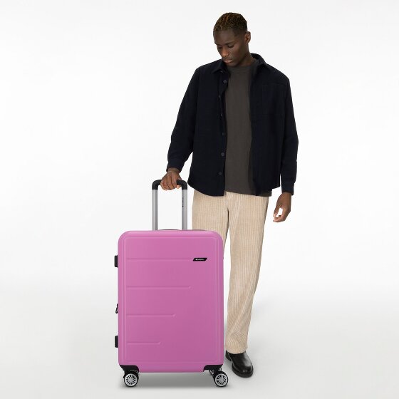 Gabol Future Plus 4 ruote Carrello 66 cm con piega di espansione