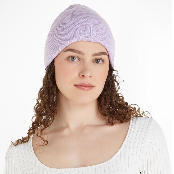 Calvin Klein Jeans Monogram Embro Cappello lavorato a maglia