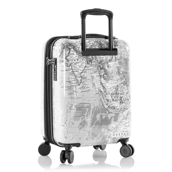 Heys Black Camo 4 ruote Carrello della cabina S 53 cm con piega di espansione
