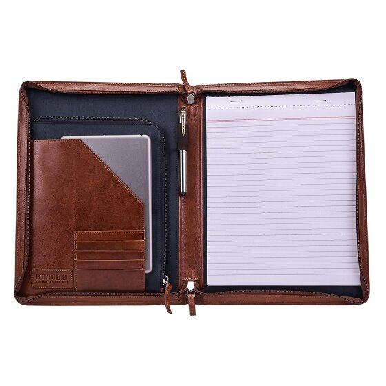Leonhard Heyden Astuccio da scrittura Cambridge in pelle 32 cm
