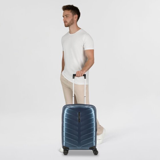 Samsonite Attrix 4 ruote Carrello della cabina 55 cm con piega di espansione