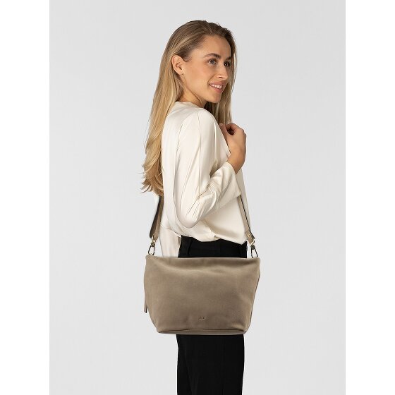 abro Ebony Borsa a spalla Vera Pelle 39 cm