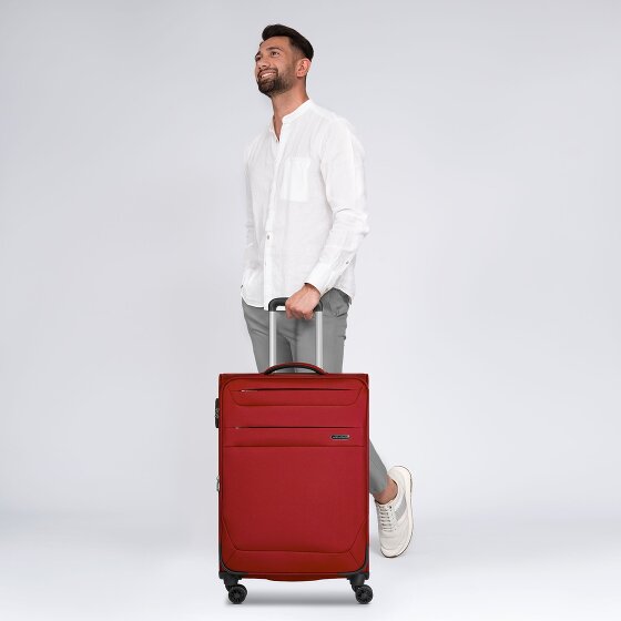 Worldpack Chicago 4 ruote Carrello M 67 cm con piega di espansione