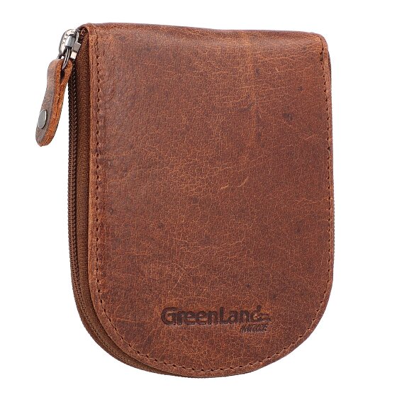 Greenland Nature Portamonete Montana RFID in pelle 9 cm