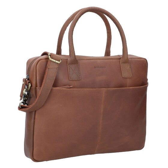 Burkely Vintage Valigetta Vera Pelle 37 cm Vano porta PC