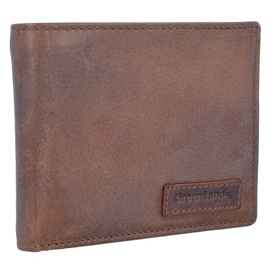 Greenland Nature Portafoglio Soft & Safe RFID in pelle 12 cm