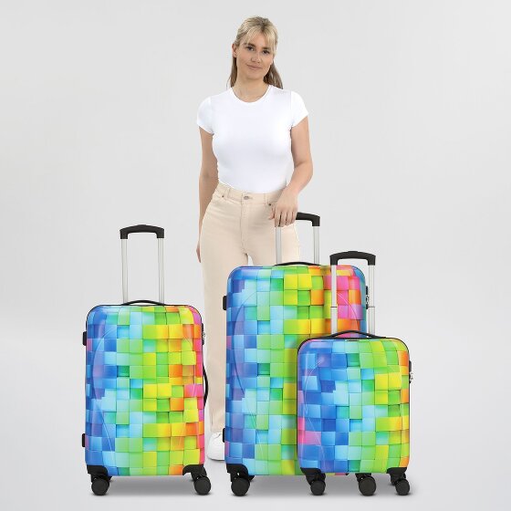 Nowi Santa Cruz 4 ruote Set di valigie 3 pezzi