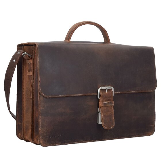 Plevier Retro Zeppelin Valigetta Pelle 43.5 cm Scomparto per laptop