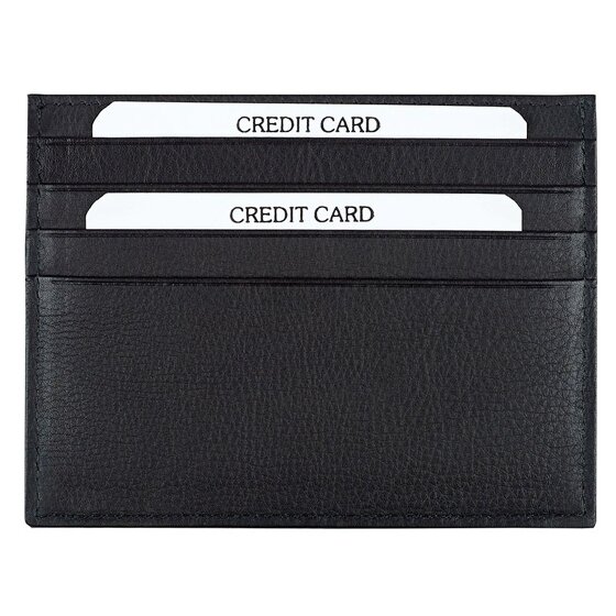 Bench Custodia per carta di credito al carbonio in pelle 11 cm