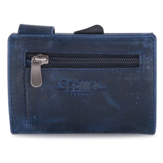 SecWal Custodia per carte di credito Portafoglio RFID in pelle 9 cm