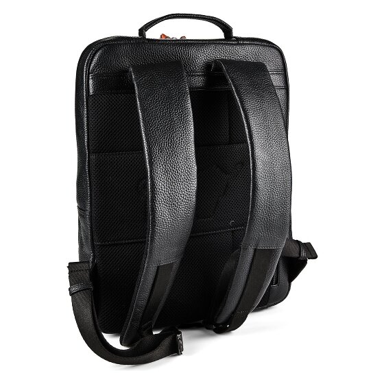 Braun Büffel Novara Zaino da lavoro Vera Pelle 40 cm Vano porta PC