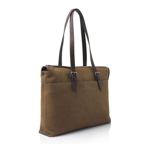 Castelijn & Beerens Nubuck Borsa a tracolla Pelle 40 cm Scomparto per laptop Castelijn & Beerens Nubuck Borsa a tracolla Pelle 40 cm Scomparto per laptop