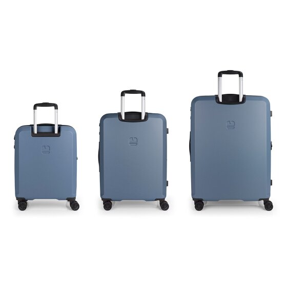 Gabol Montreal 4 ruote Set di valigie 3 pezzi con piega di espansione