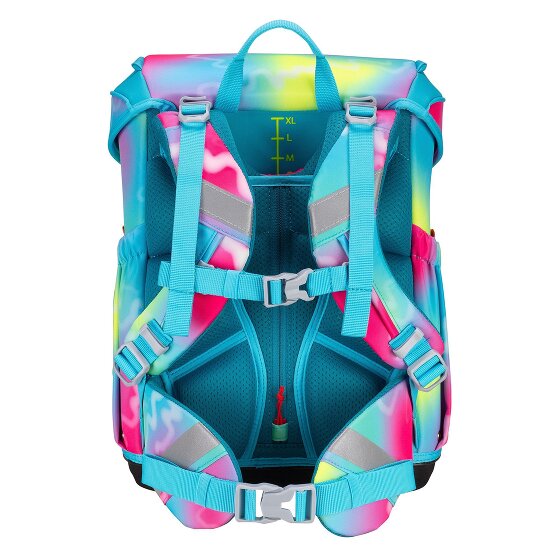 Scout Neo Exklusiv Safety Light Set di borse per la scuola 5 pezzi