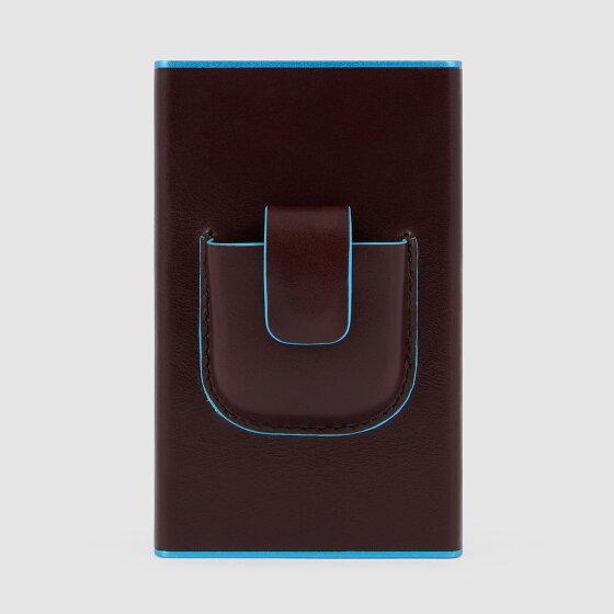 Piquadro Black Square Custodia per carta di credito Protezione RFID Pelle 6 cm