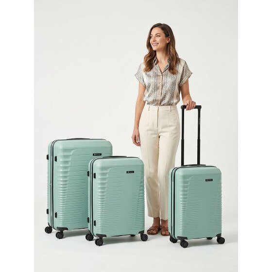 Farmhood Eco Edition 4 ruote Set di valigie 3 pezzi espandibile