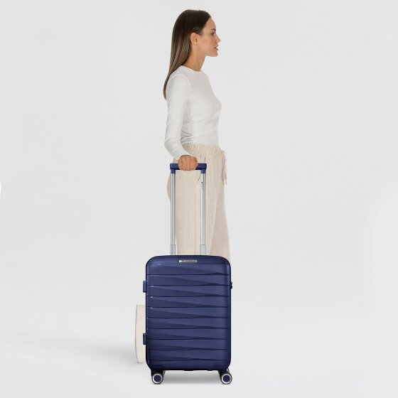 Franky London 4 ruote Carrello della cabina S 55 cm con piega di espansione
