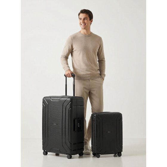 Redolz Essentials 15 Set di valigie da 4 ruote con 4 ruote S+L con chiusura a tre punti