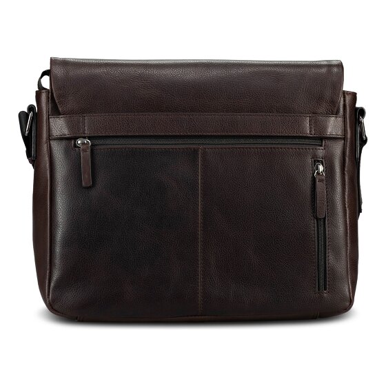 Jost London Messaggero Vera Pelle 34 cm Vano porta PC
