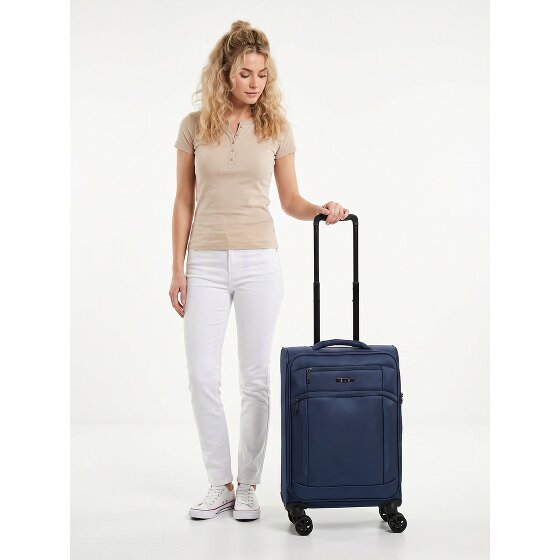 d&n Travel Line 9804 4 ruote Trolley cabina S 55 cm