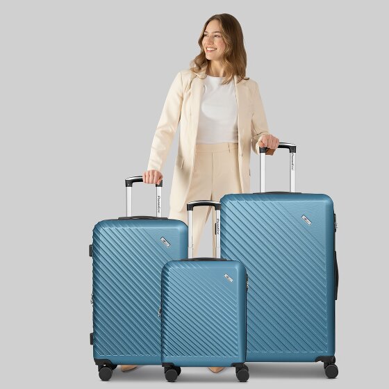 Check.In Paradise 2.0 4 ruote Set di valigie 3 pezzi con piega di espansione