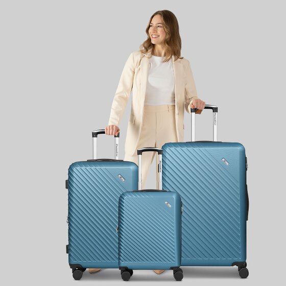 Check.In Paradise 2.0 4 ruote Set di valigie 3 pezzi con piega di espansione