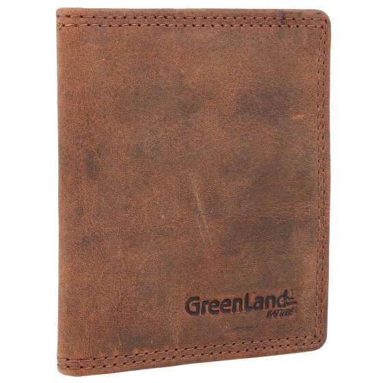 Greenland Nature Montenegro Custodia per carte di credito RFID in pelle 8,5 cm