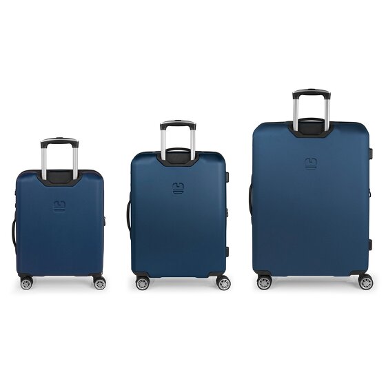 Gabol Escape 4 ruote Set di valigie 3 pezzi espandibile