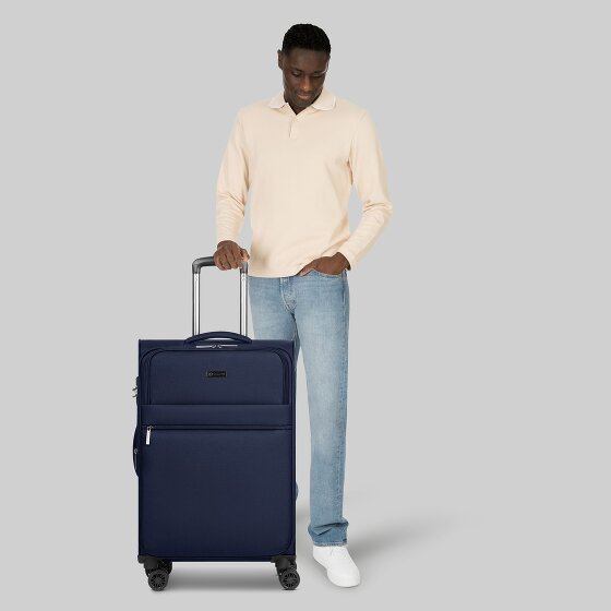 bugatti Valencia Soft 4 ruote Carrello M 65 cm con piega di espansione
