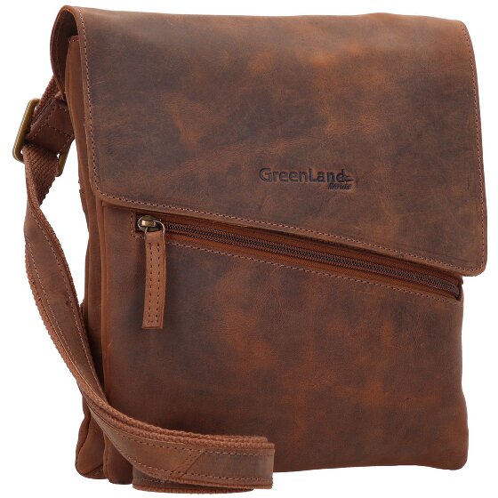 Greenland Nature Montenegro Borsa a tracolla in pelle 23 cm
