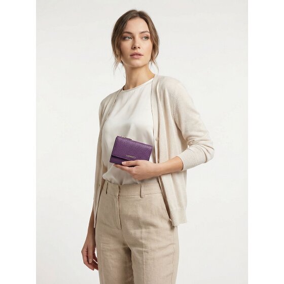 Lazarotti Bologna Portafoglio XL in pelle con scomparto con zip 14 cm