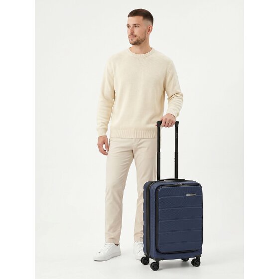 Franky Munich 4.0 4 ruote Trolley cabina 55 cm Vano porta PC espandibile