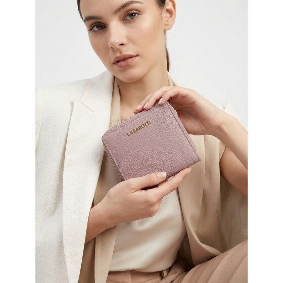 Lazarotti Bologna Portafoglio medio con zip in pelle 10 cm