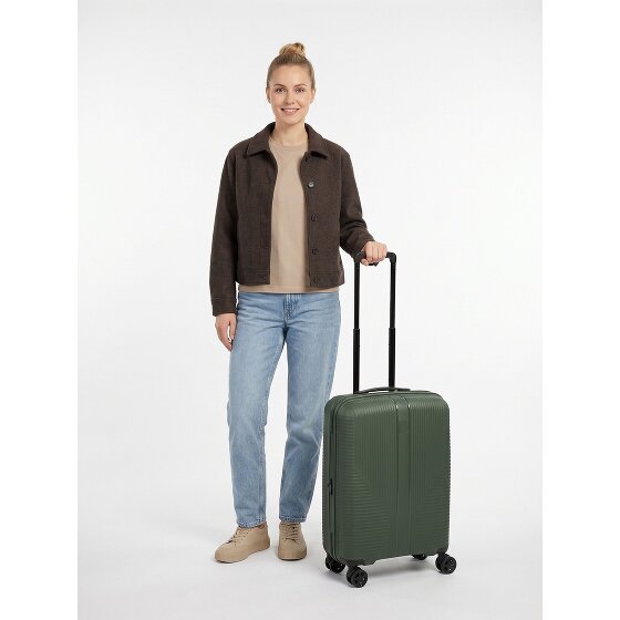 Travelite Air Stripe 4 ruote Trolley cabina S 55 cm espandibile
