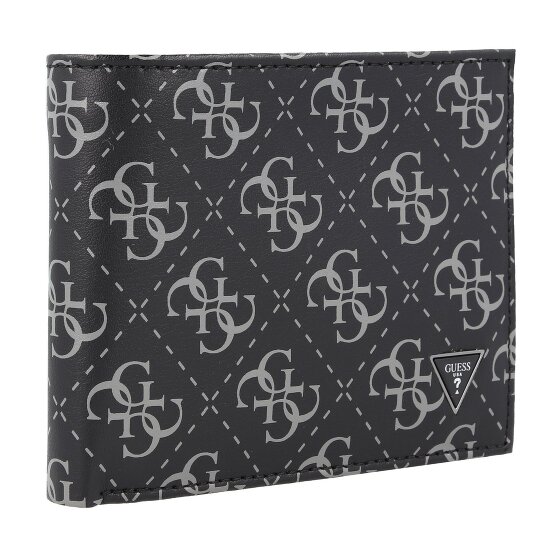 Guess Madrid Portafoglio Protezione RFID Vera Pelle 12 cm