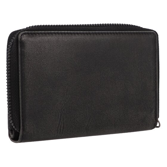 Greenburry Destressed Portafoglio Protezione RFID Pelle 13.5 cm