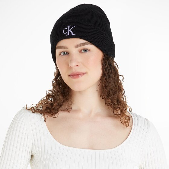 Calvin Klein Jeans Monogram Embro Cappello lavorato a maglia