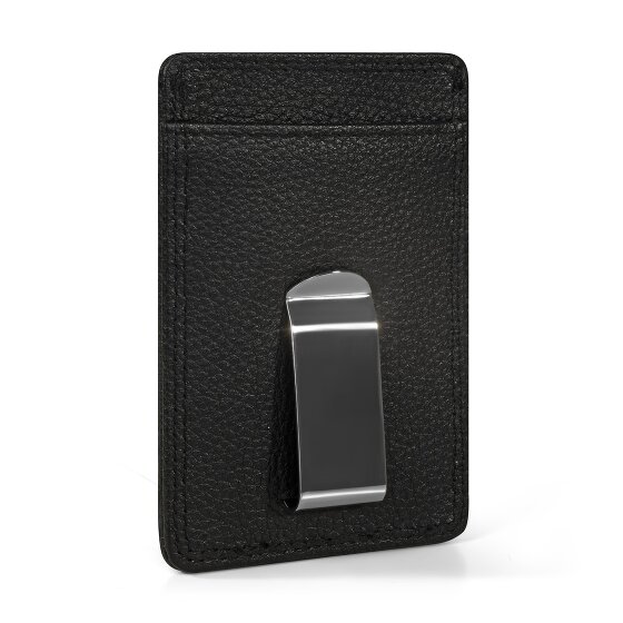 Redolz Porta carte di credito RFID in pelle Essentials da 7 cm con fermasoldi