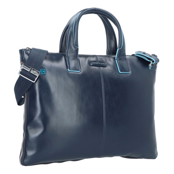 Piquadro Blue Square Valigetta Vera Pelle 42 cm Vano porta PC