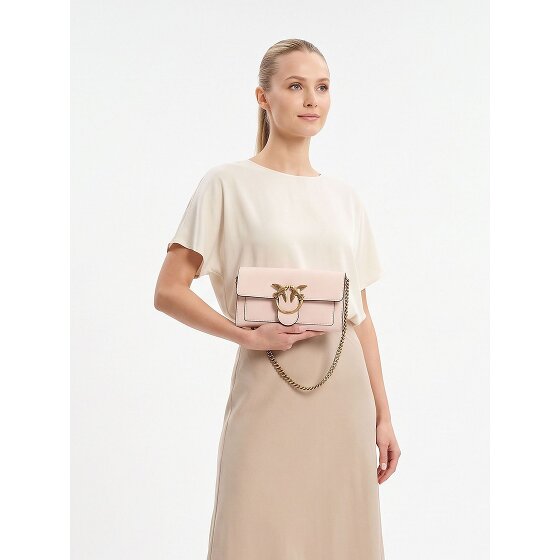 PINKO Love One Pochette Vera Pelle 19 cm