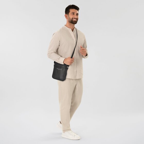 bugatti Valencia Mini Borsa Borsa a tracolla Vera Pelle 17.5 cm