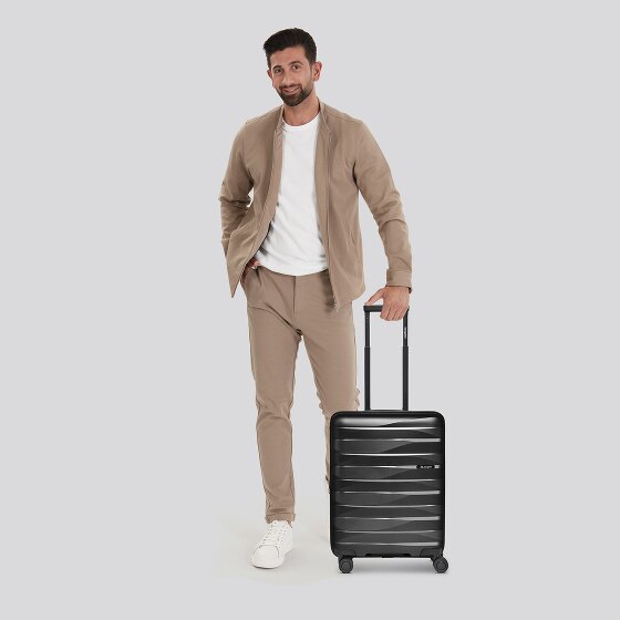 Bergpfeil Carrello da viaggio a 4 ruote per cabina S 55 cm con piega ad espansione