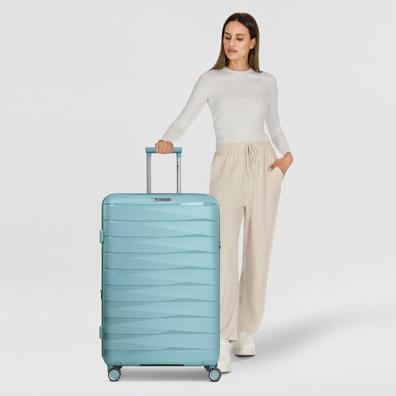 Franky London 4 ruote Carrello L 74 cm con piega di espansione