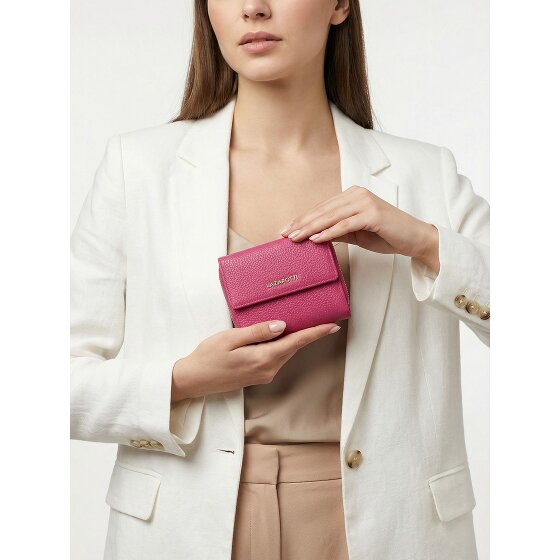Lazarotti Portafoglio Bologna in pelle con chiusura a zip, 12 cm